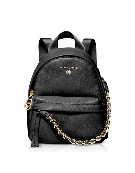 michael kors slater extra-small pebbled leather convertible backpack|Michael Kors slater backpack medium.